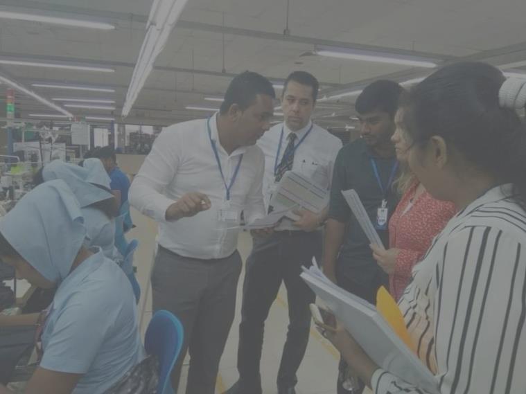 A gemba walk on the Crystal Martin Ceylon factory floor
